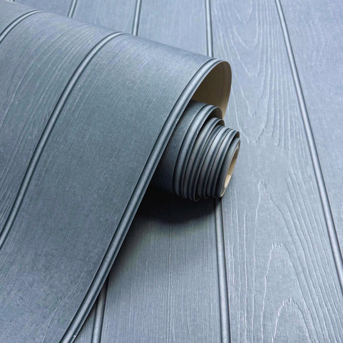 Beaded Wood Panel Wallpaper 3D Effect