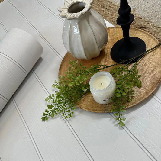 Beaded Wood Panel Wallpaper