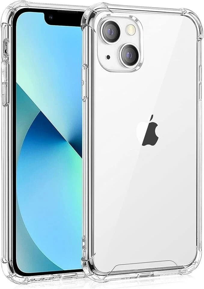 Case For iPhone 17 16 15 Pro Max Plus Clear Cover Shockproof