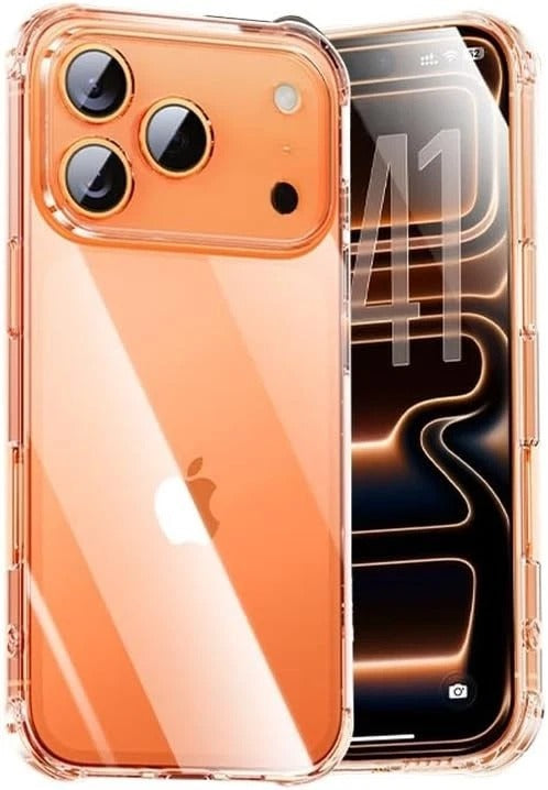 Case For iPhone 17 16 15 Pro Max Plus Clear Cover Shockproof