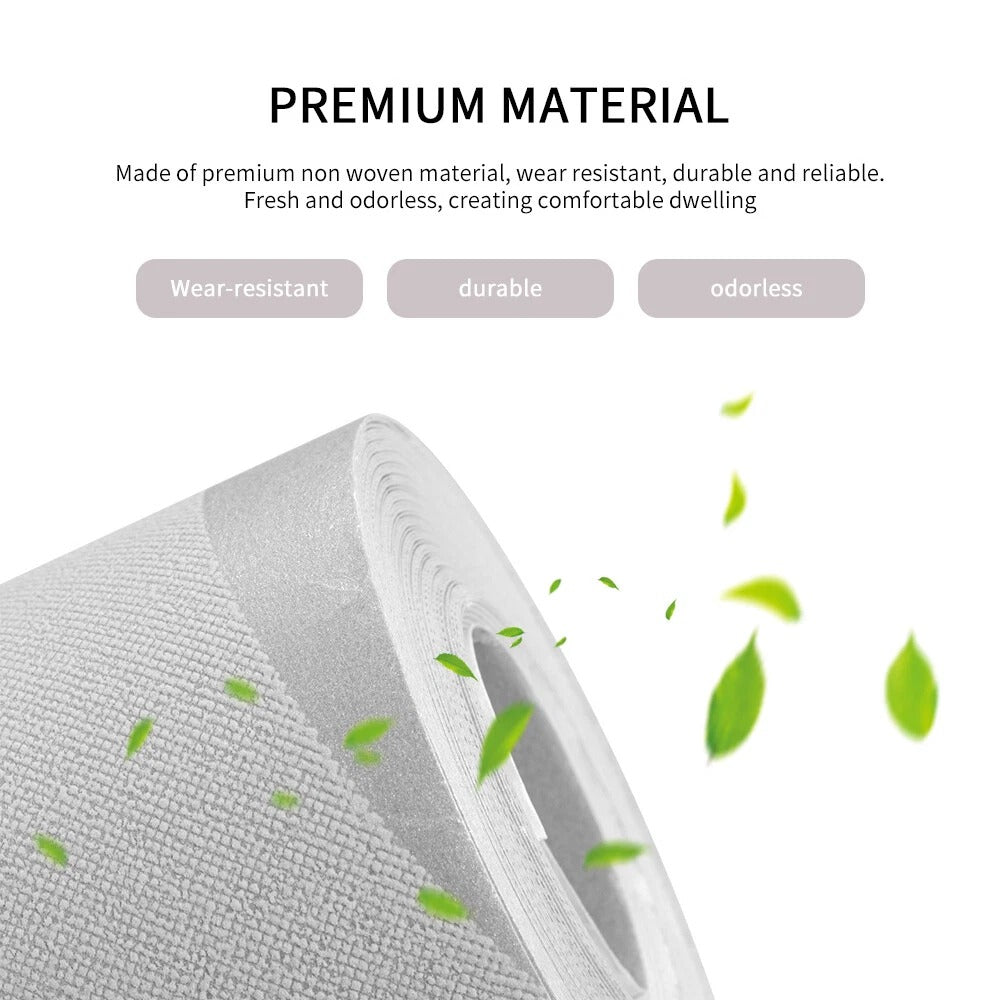 Silver Grey Wallpaper Roll 3D Damask Wave Stripe Embossed Textured Wall Covering